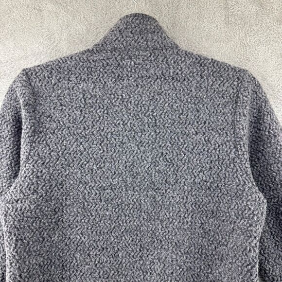 Patagonia Jacket Womens XS Gray Fleece Full Zip Pockets Rib Cuff Hem Woolyester - Picture 10 of 16